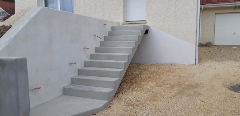 Création d'un escalier maçonné - photo 3 - Joubert Pinet