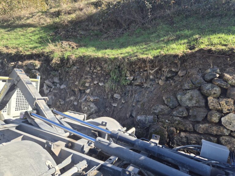 Réfection d'un mur en pierres - photo 8 - Joubert Pinet