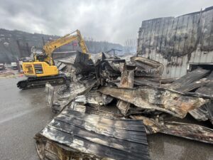 L'actu du jour ! Intervention d'urgence sur un site incendié