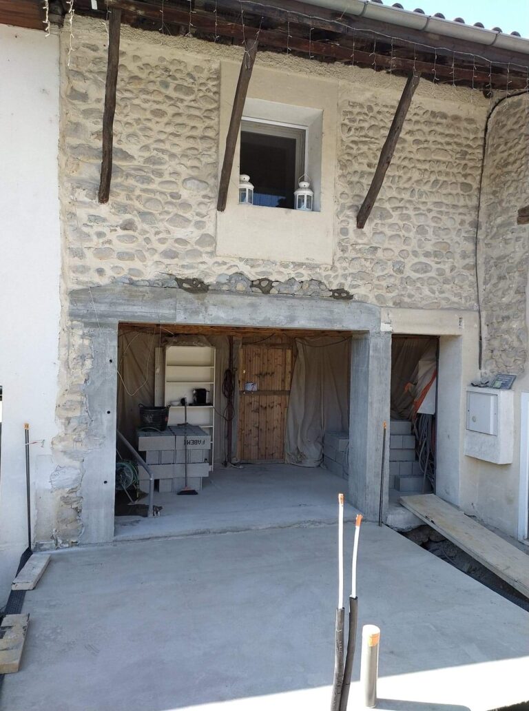 Création d'une ouverture en sous-œuvre et d'une dalle - photo 2 - Joubert Pinet